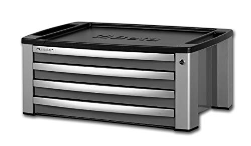 beta-c39t-g-werkzeugkasten-4-schubladen-aufsatzbox-grau image 4