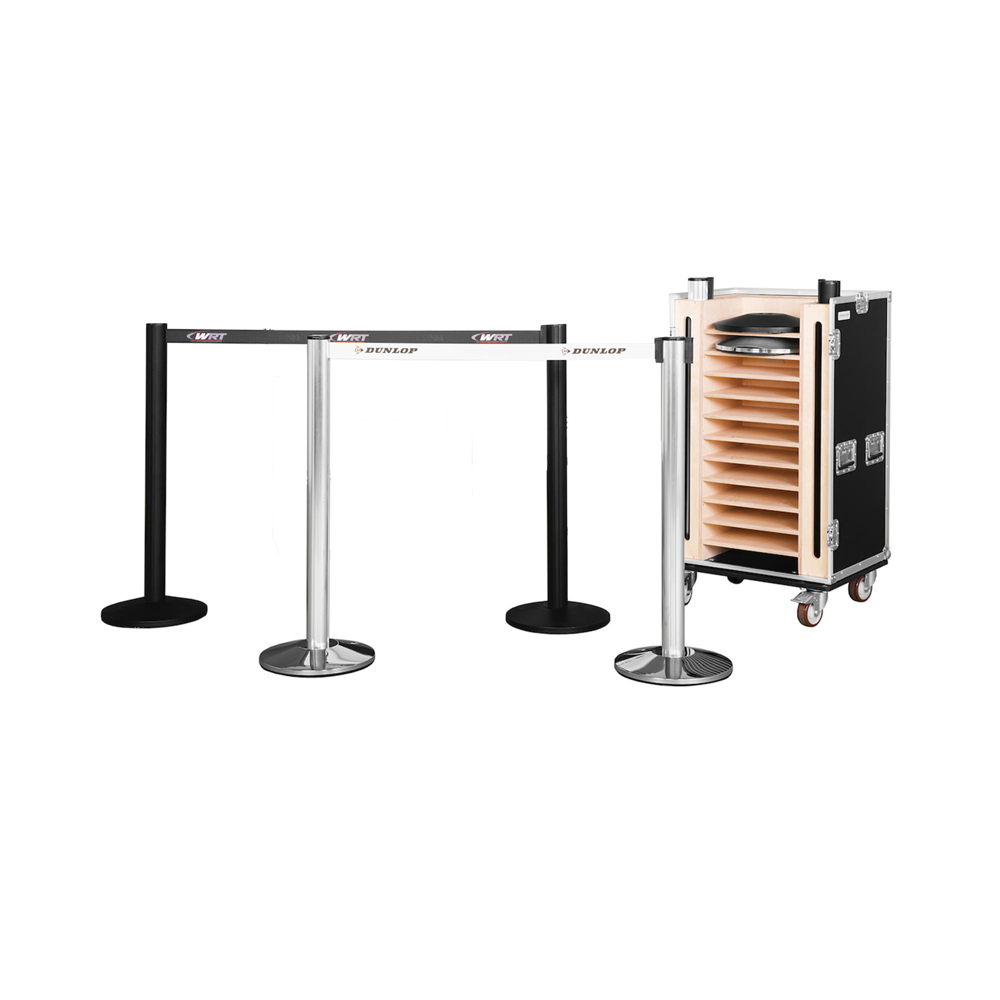 caseliner-garage-equipment-belt-barrier-classic-absperrpfosten-schwarz-2-3-m image 3
