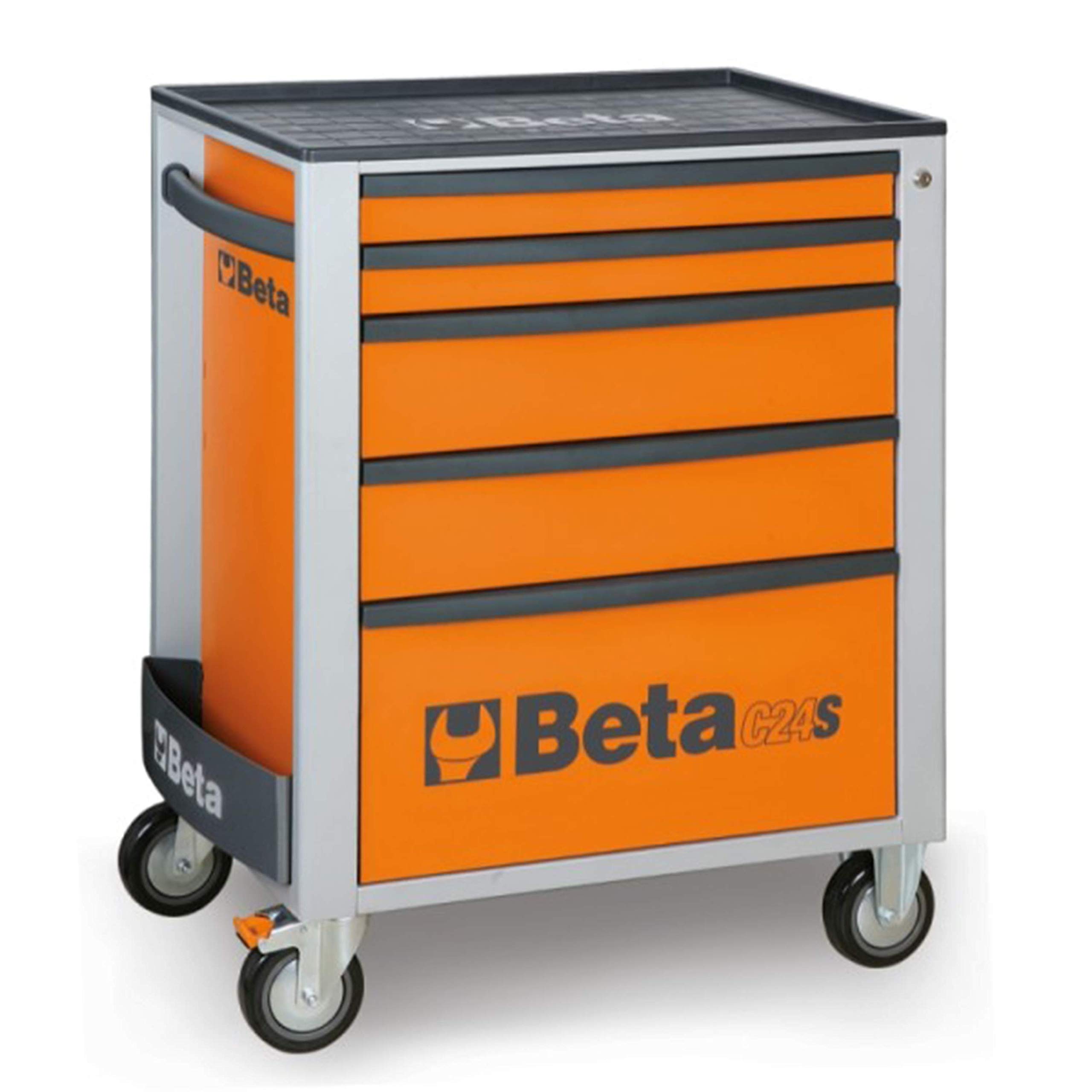 beta-c24s-5-werkzeugwagen-5-schubladen-orange image 1