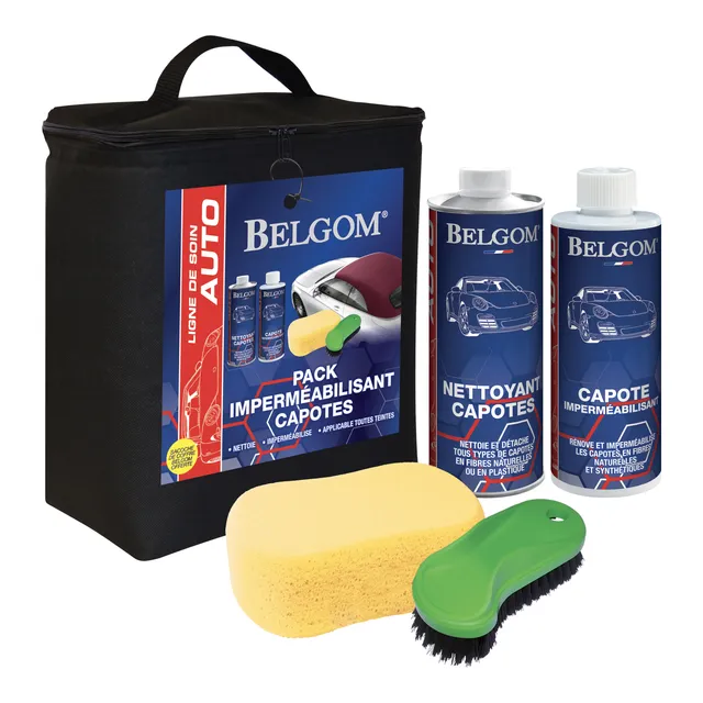 belgom-capote-verdeckpflegeset-farblos-mit-reiniger image 1