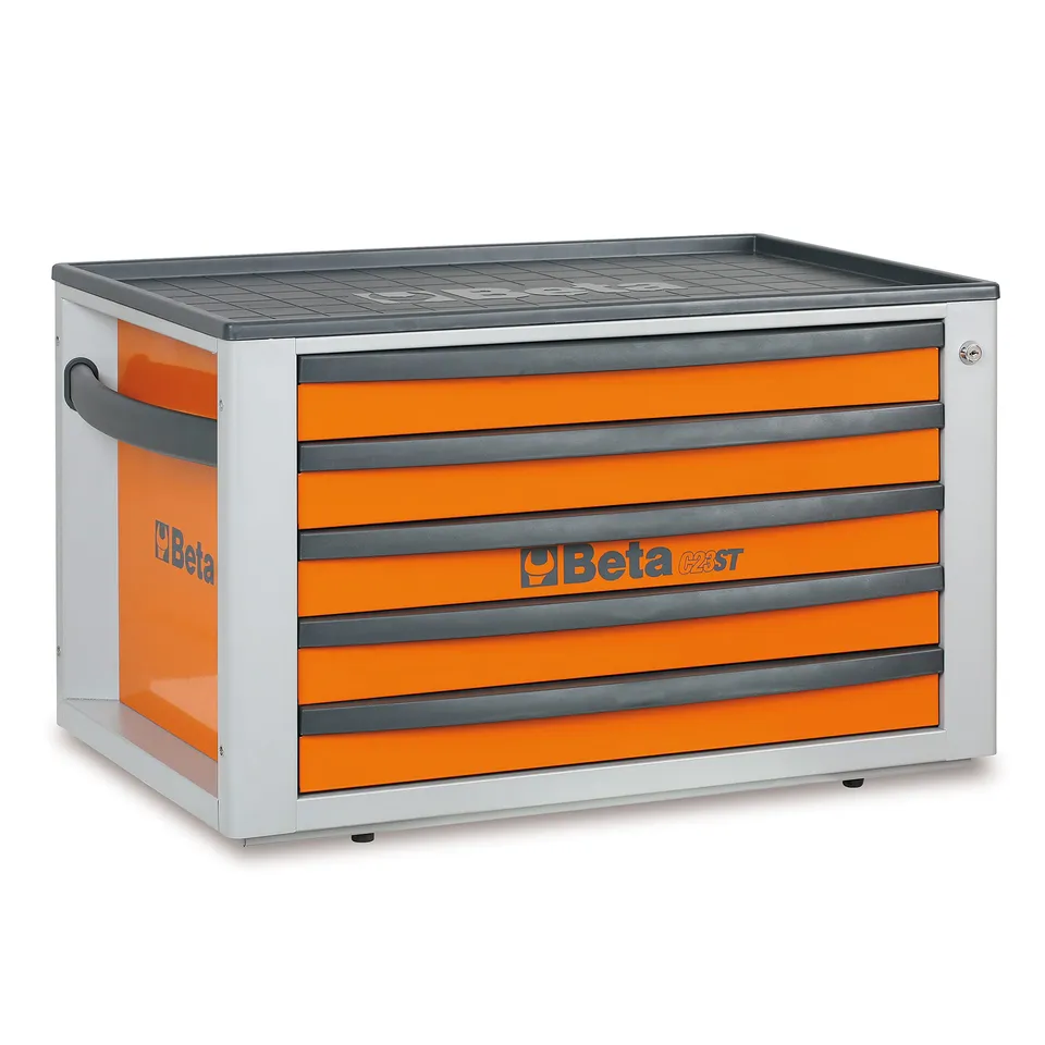beta-c23st-o-werkzeugkiste-5-schubladen-orange image 1