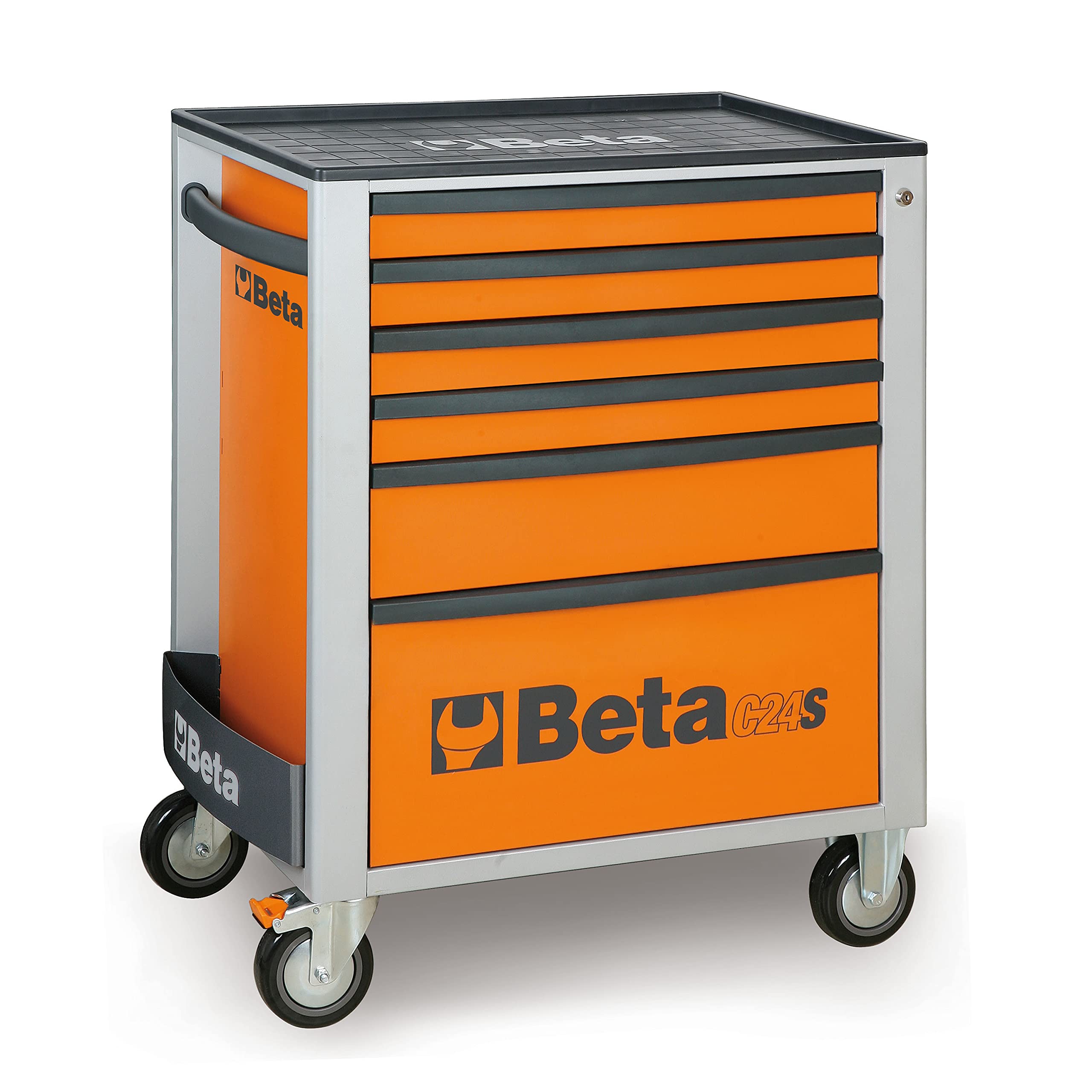 beta-c24s-6-g-werkzeugwagen-6-schubladen-orange image 1