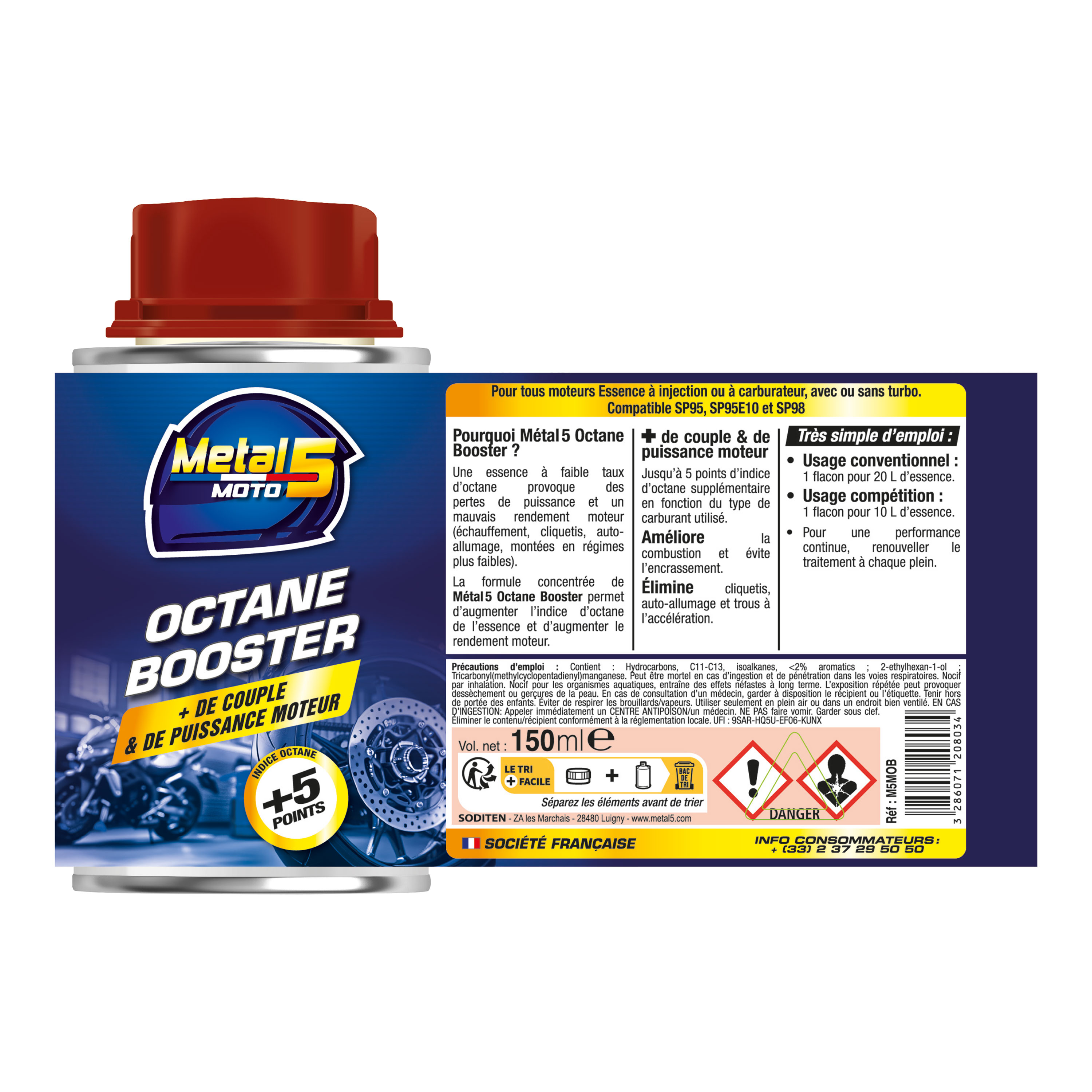 metal-5-moto-oktan-booster-150-ml-benzinzusatz image 2