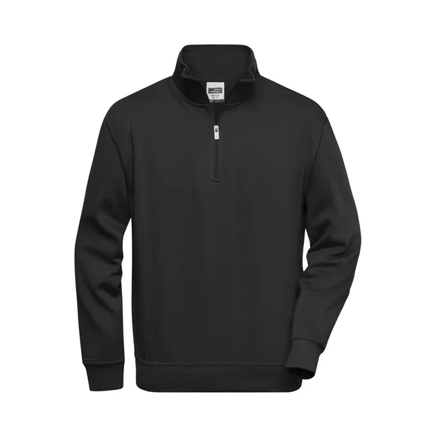 caseliner-sweatshirt-halbzip-arbeitspullover-ohne-logo image 1