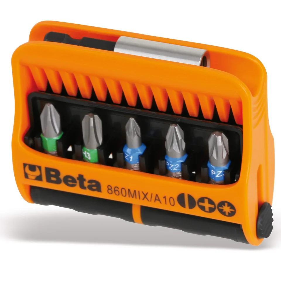 beta-860mix-a10-bit-set-10-teilig-orange-schwarz-box image 1