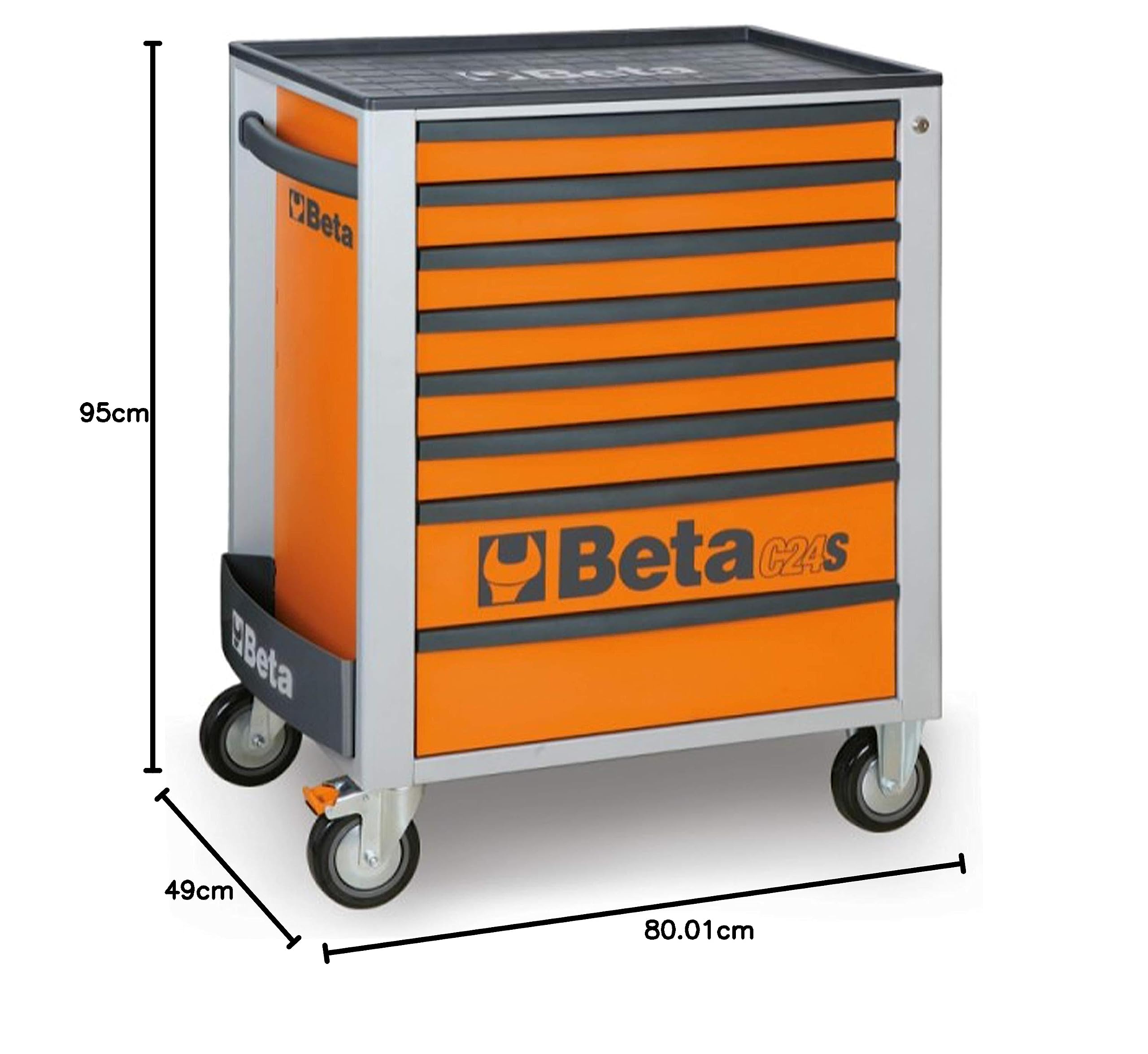 beta-c24s-8-o-werkzeugwagen-8-schubladen-orange image 3
