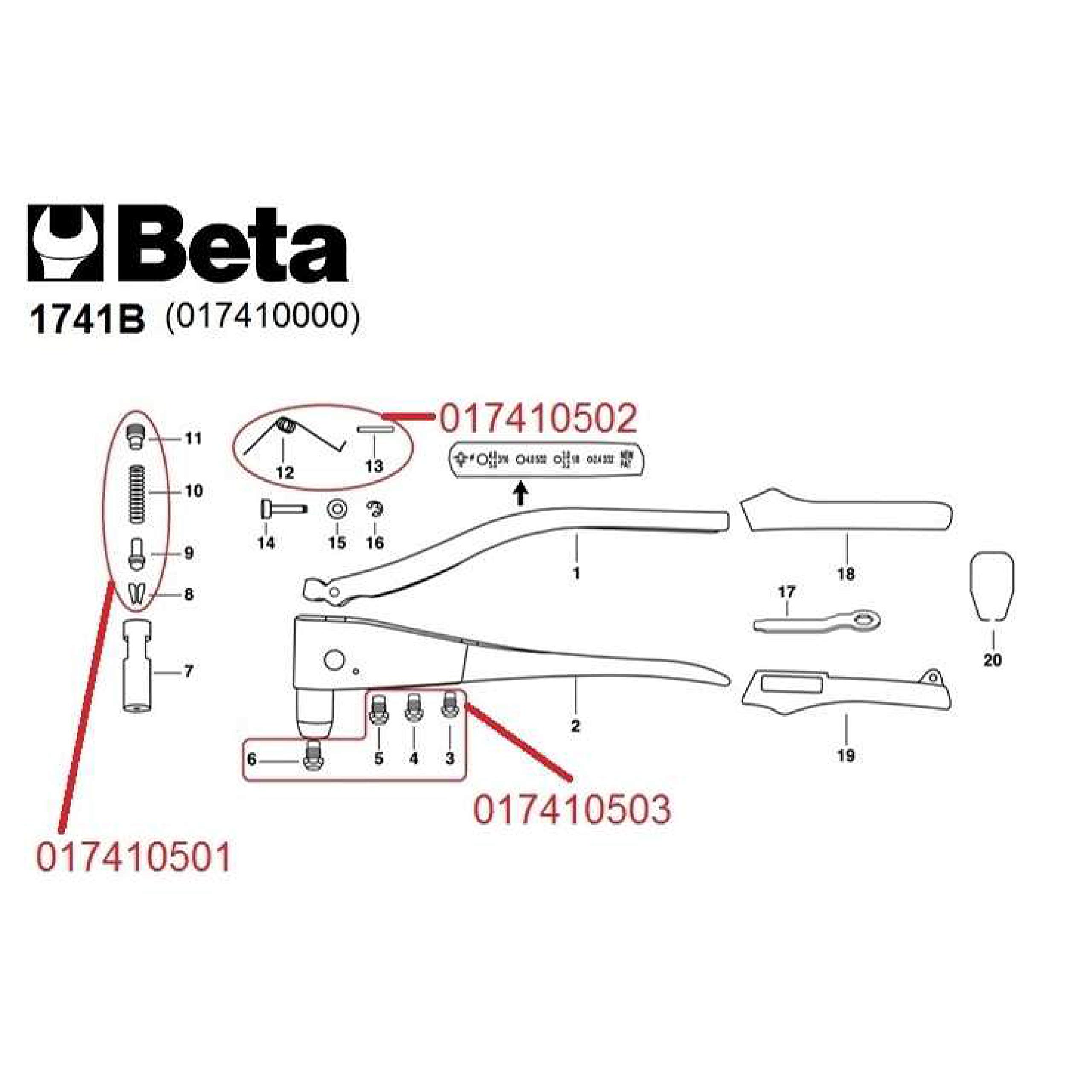 beta-1741b-nietzange-mit-4-mundst-cken-f-r-alu-edelstahlnieten image 4