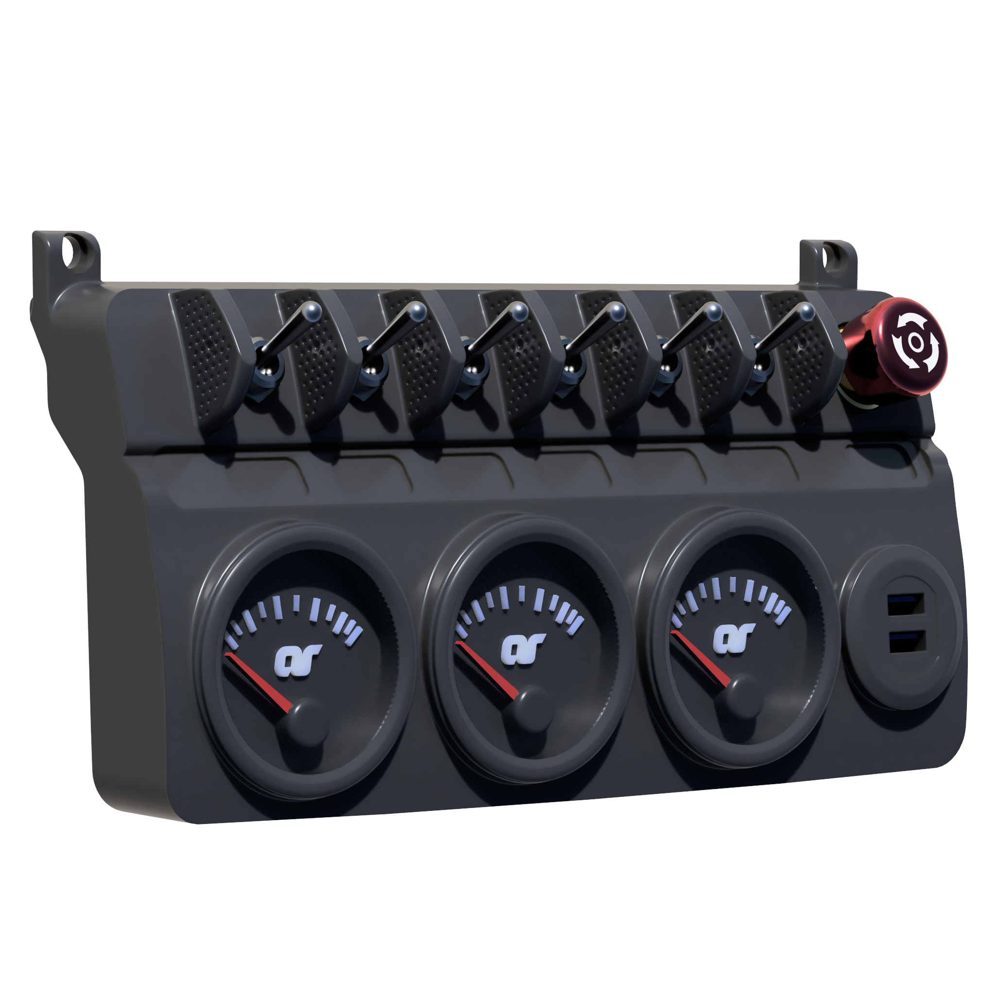 animalracing-dashhub-gauge-dash-panel-kit-bmw-e46-unbeflockt image 2