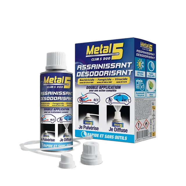 metal-5-clim-5-duo-klimaanlagenreiniger-desodorierung-spray image 1