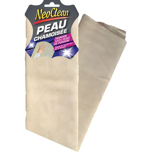 neoclean-fensterleder-natur-echtleder-16-2-dm-trockentuch image 1