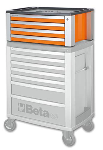 beta-c39t-g-werkzeugkasten-4-schubladen-aufsatzbox-grau image 6