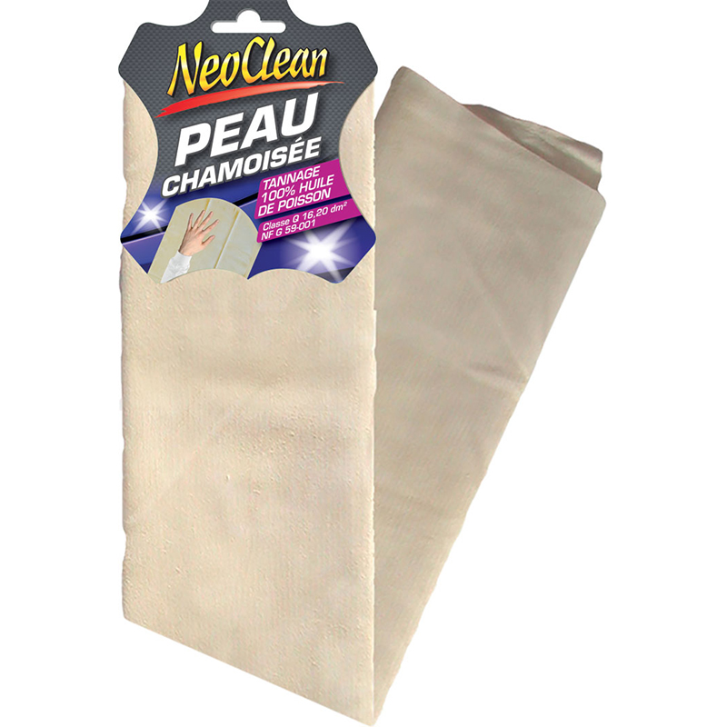 neoclean-fensterleder-natur-echtleder-16-2-dm-trockentuch image 1