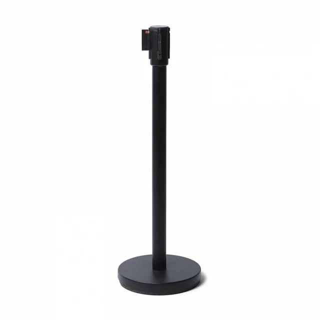 caseliner-garage-belt-barrier-eco-absperrpfosten-schwarz-2-5-m image 1