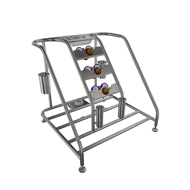 caseliner-bottle-cage-bc-pro-flaschenhalter-edelstahl-3x-flaschen image 1
