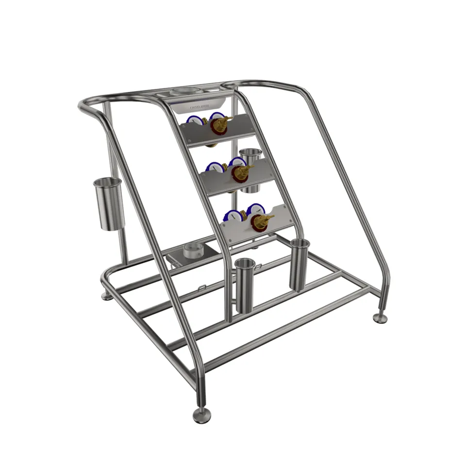 caseliner-bottle-cage-bc-pro-flaschenhalter-edelstahl-3x-flaschen image 1