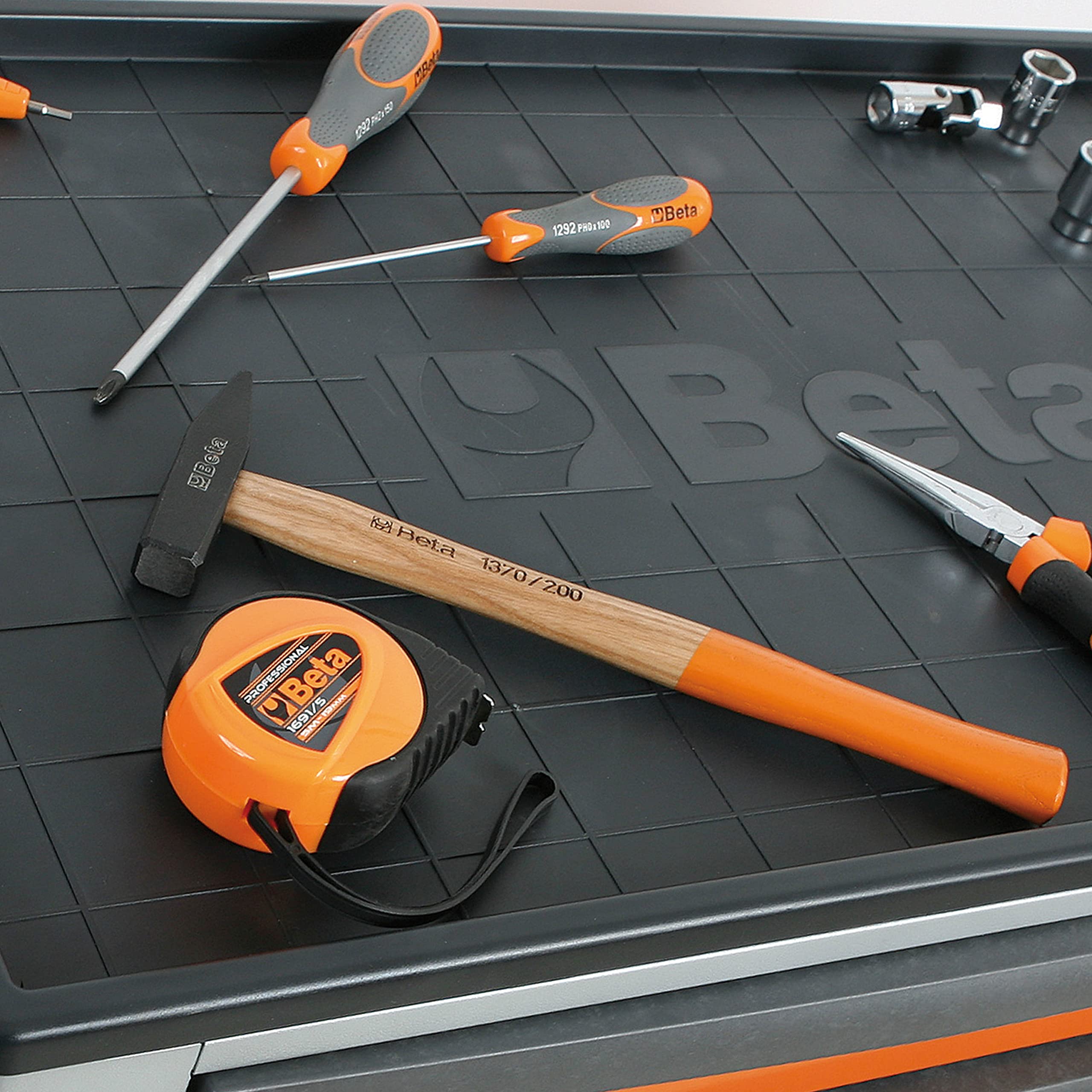 beta-c24s-8-g-werkzeugwagen-8-schubladen-orange-800-kg image 5