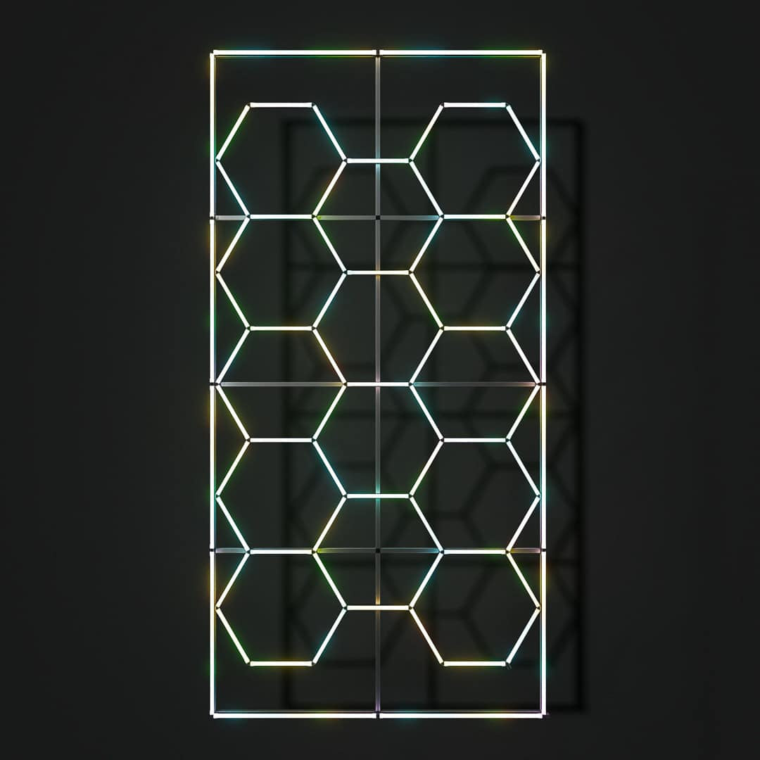 caseliner-hexagon-overlight-led-deckenleuchte-std-552w-6500k image 2
