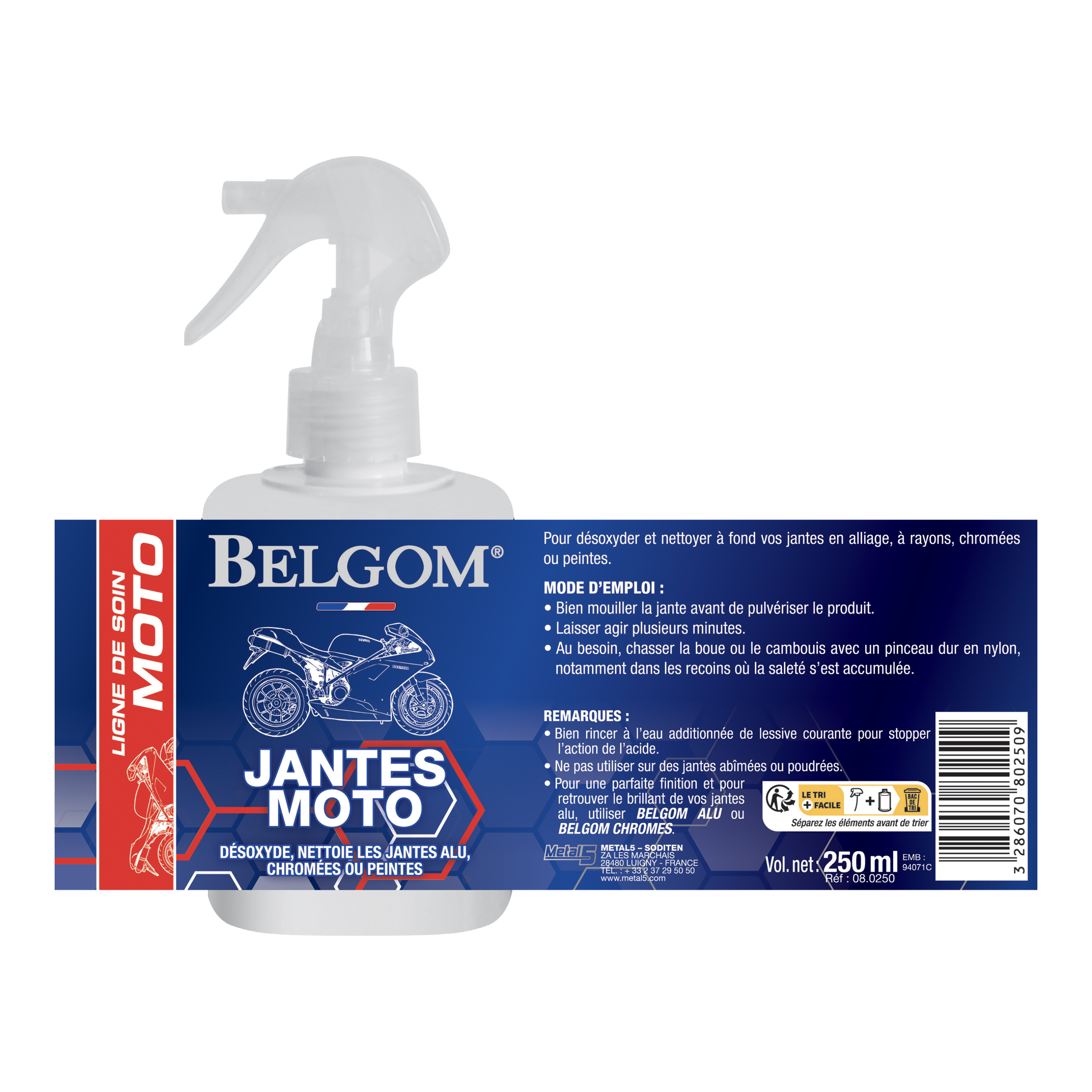 belgom-jantes-moto-felgenreiniger-motorrad-250-ml image 2