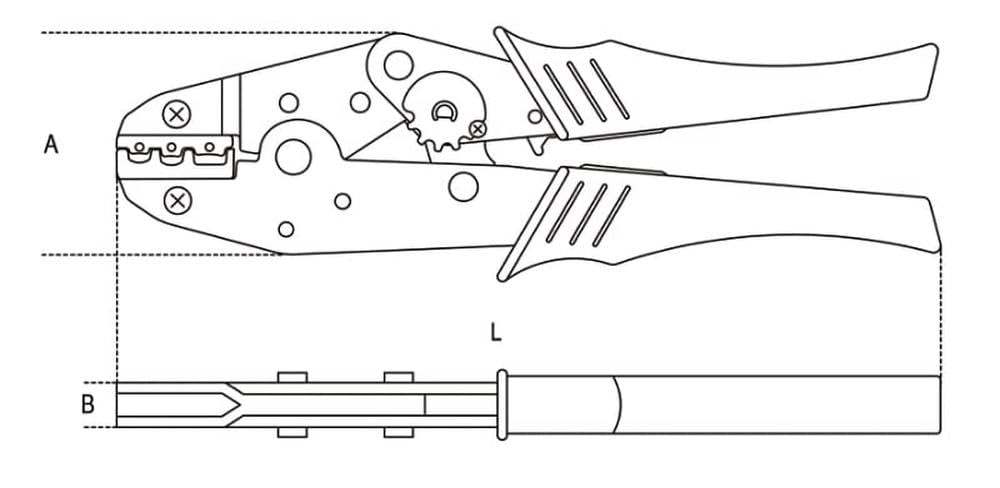 beta-1608-anpresszange-crimpzange-isolierte-verbinder-mit-druckregler image 4