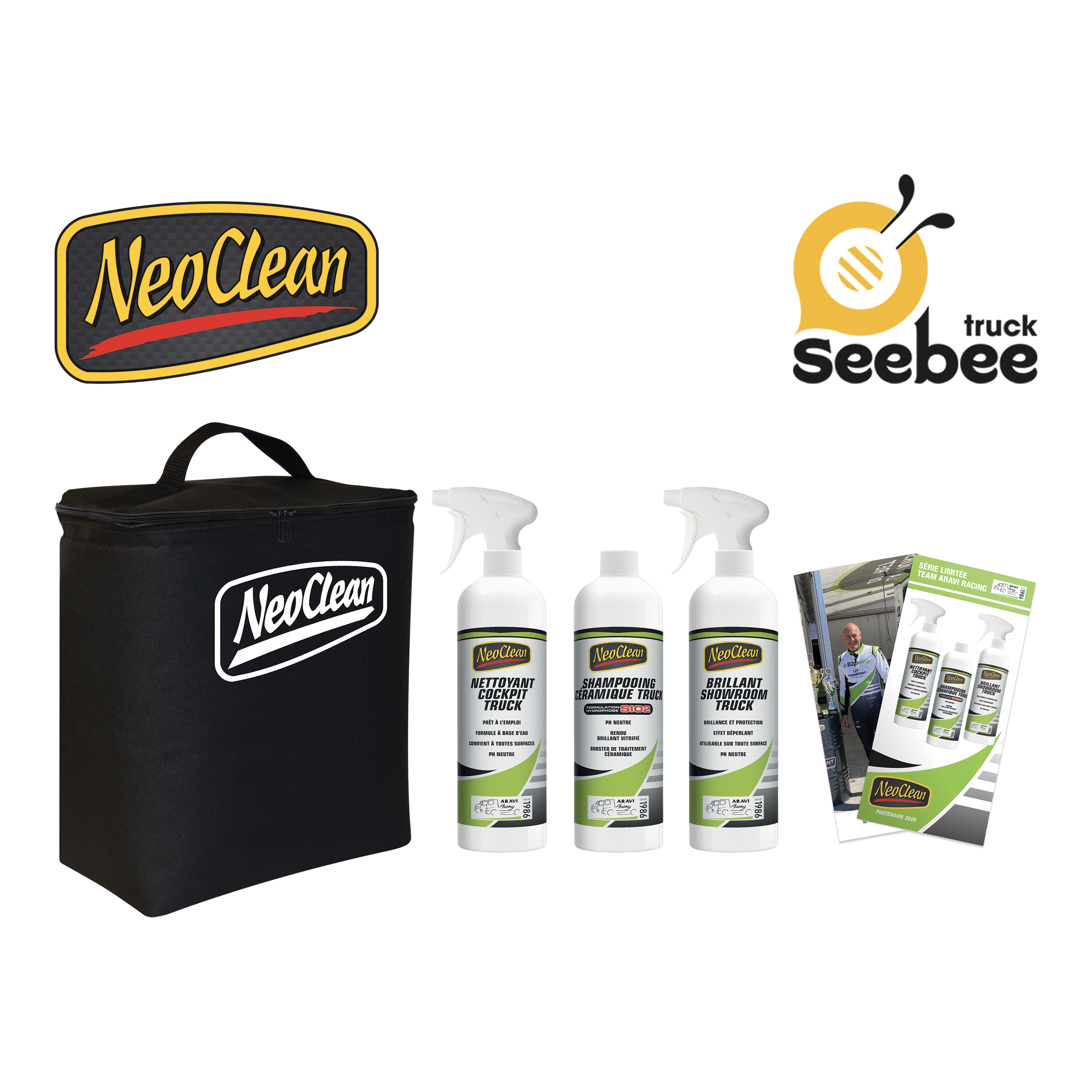 belgom-neoclean-seebee-truck-pflegeset-lkw-3-teilig image 2
