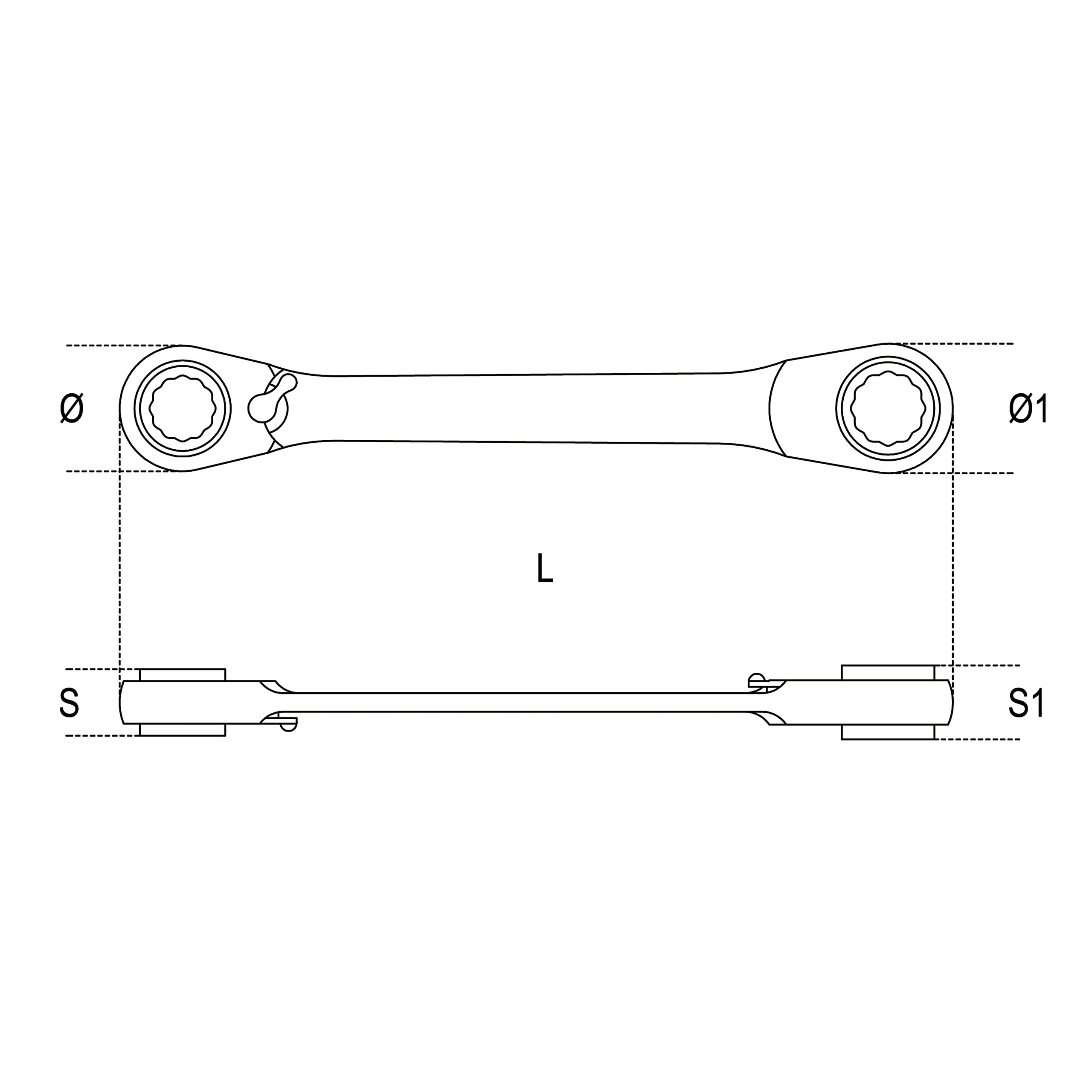 beta-192-s2-ringschl-sselsatz-2-teilig-8-19-mm-mit-knarre image 4