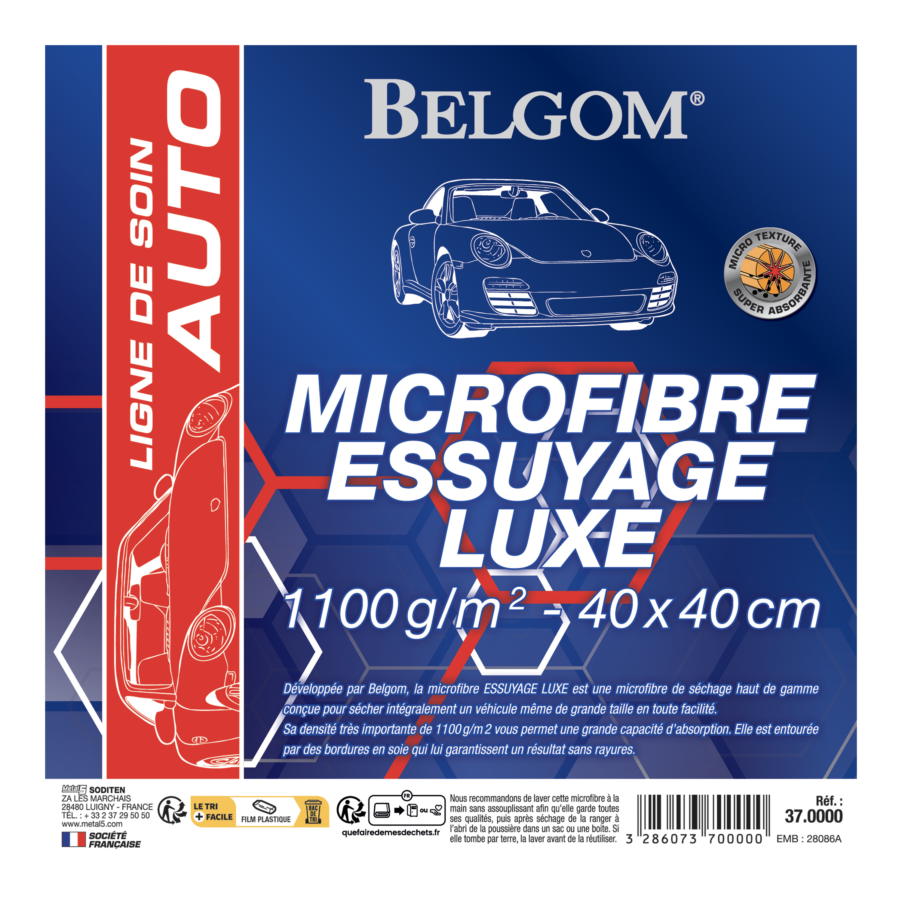 belgom-essuyage-luxe-trockentuch-40x40-mikrofaser image 2