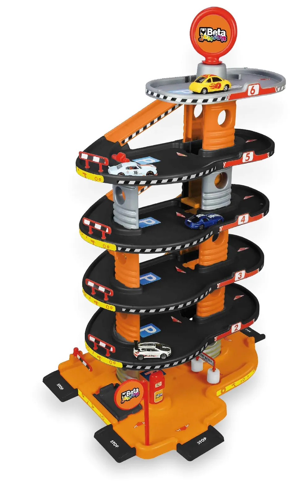 beta-9548-g-kinder-garage-6-st-ckig-mit-waschanlage-lift image 1