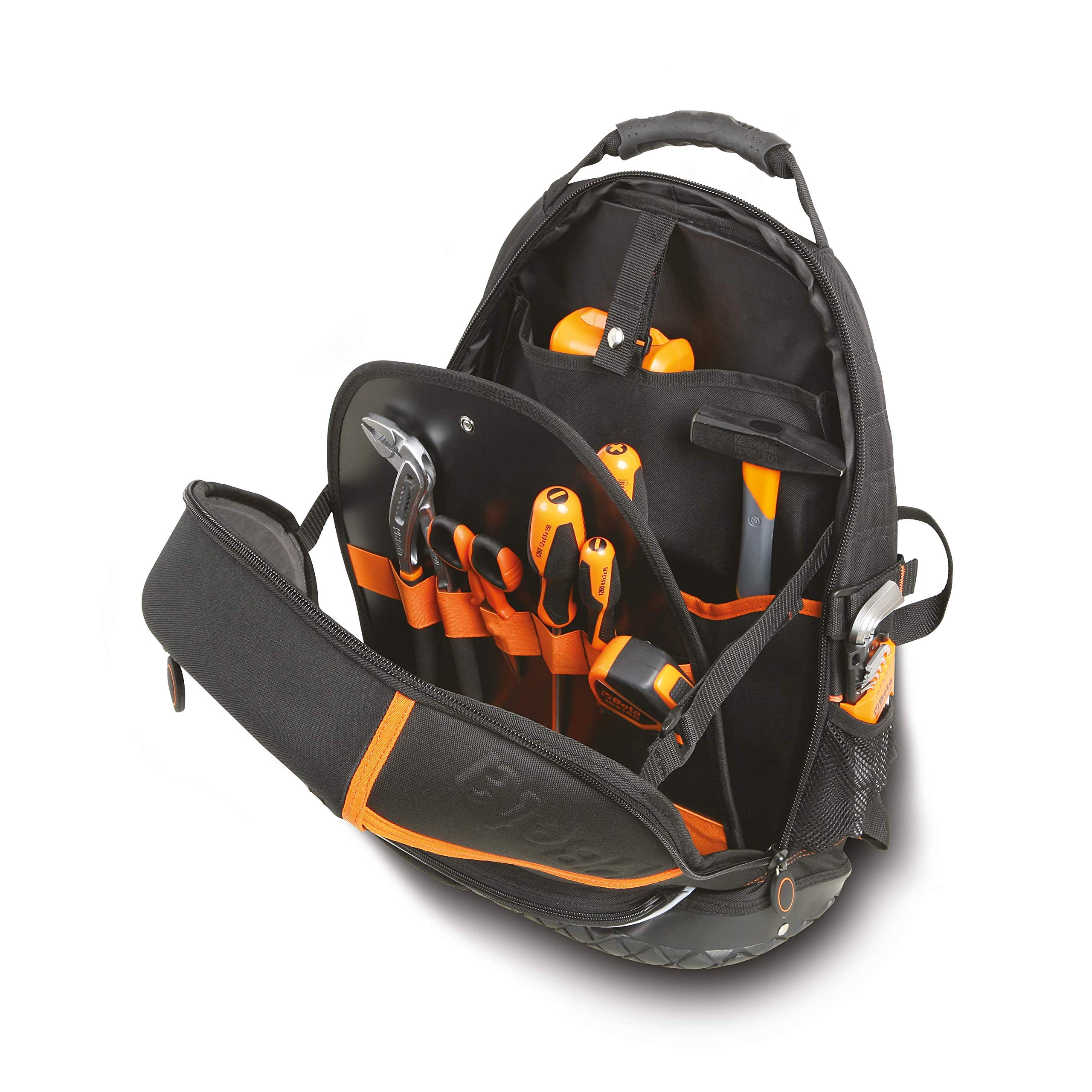 beta-c5-werkzeugrucksack-leer-hightech-gewebe image 2