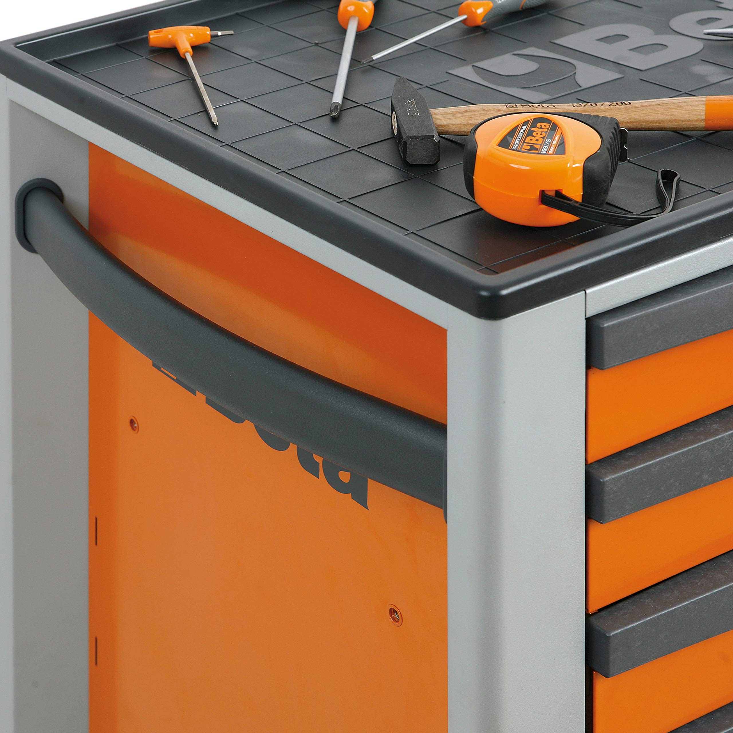 beta-c24s-6-o-werkzeugwagen-6-schubladen-orange-leer-zentralverriegelung image 5