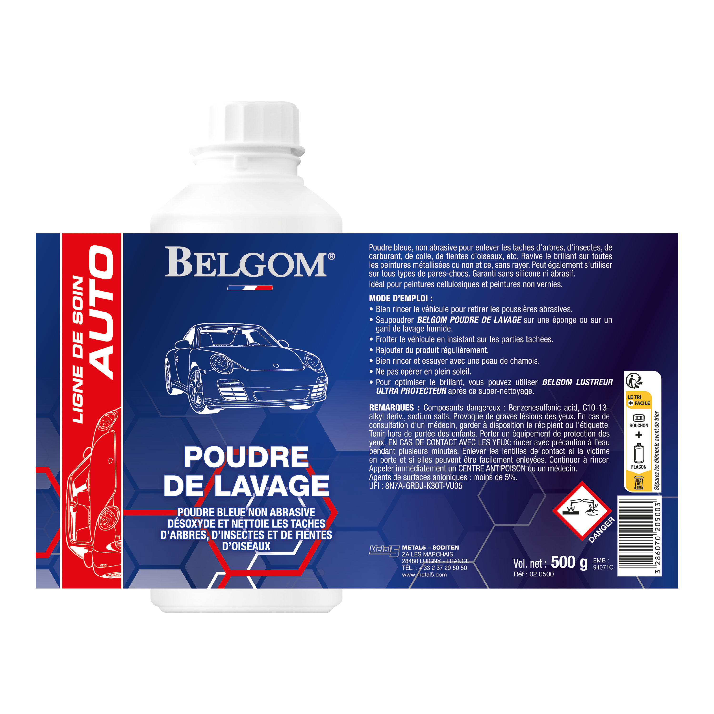 belgom-poudre-waschpulver-500-ml-f-r-lack-und-felgen image 2