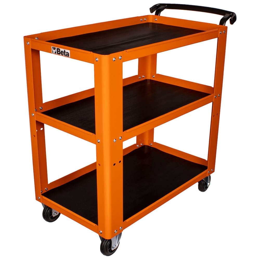 beta-c51-o-werkzeugwagen-orange-3-etagen-mobiler-trolley image 3