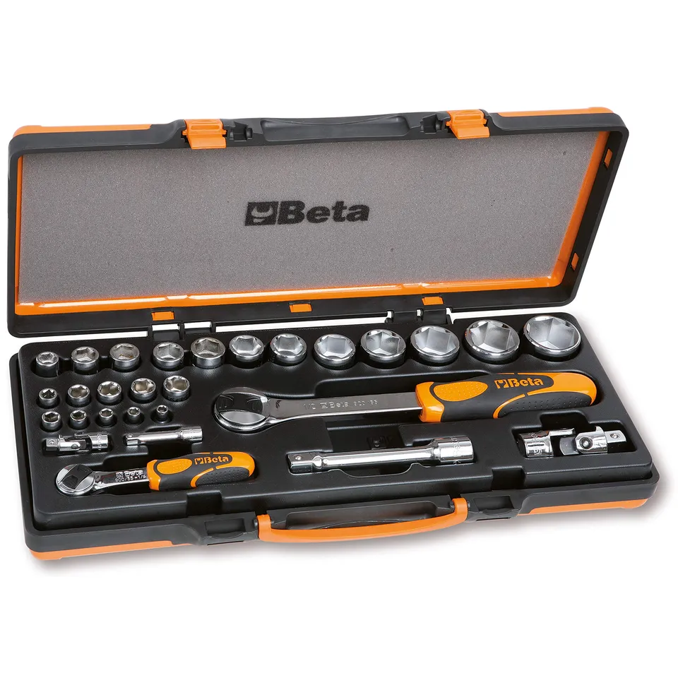 beta-902a-c22-steckschl-ssel-satz-28-tlg-blechkasten image 1