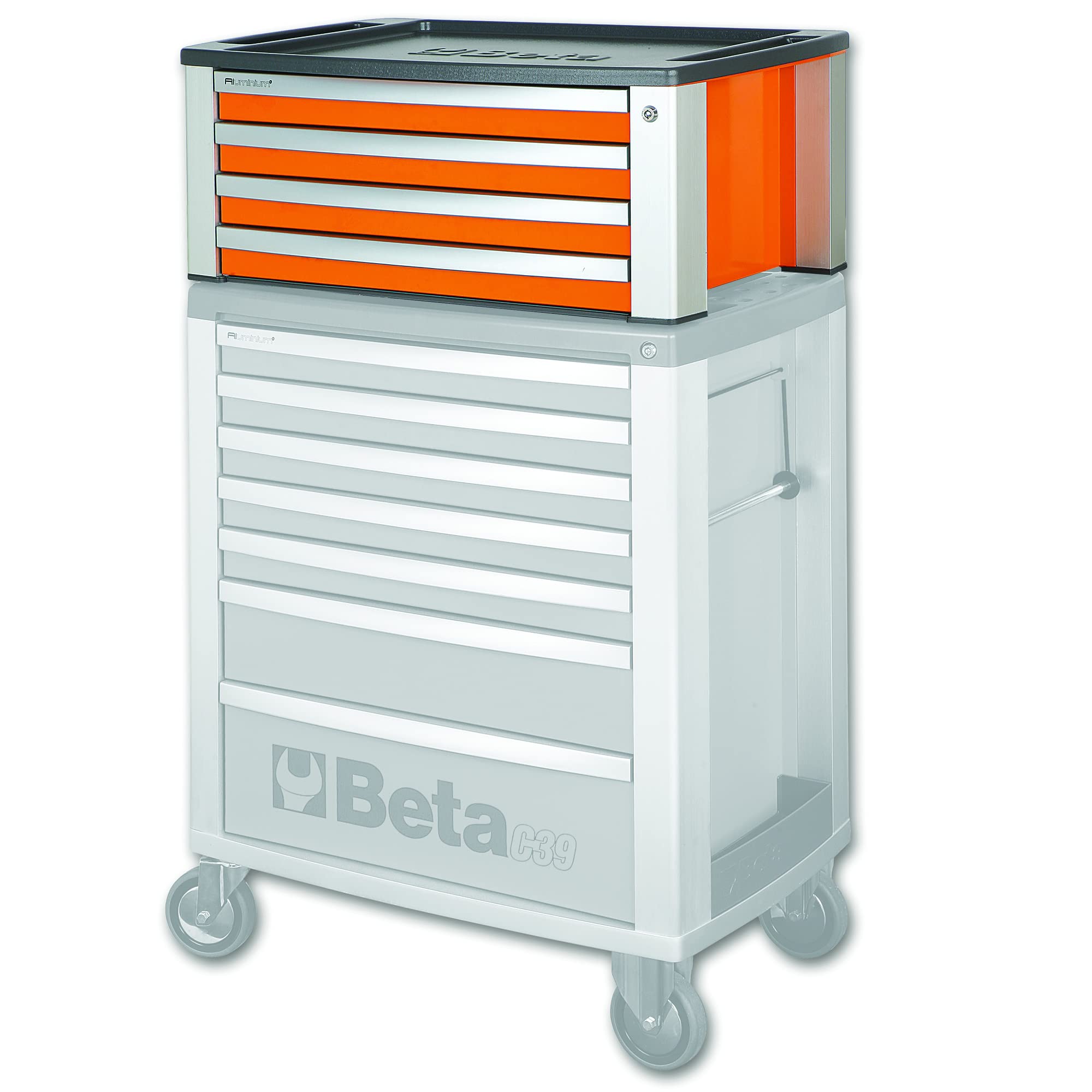 beta-c39t-o-werkzeugkasten-4-schubladen-orange-70mm image 2