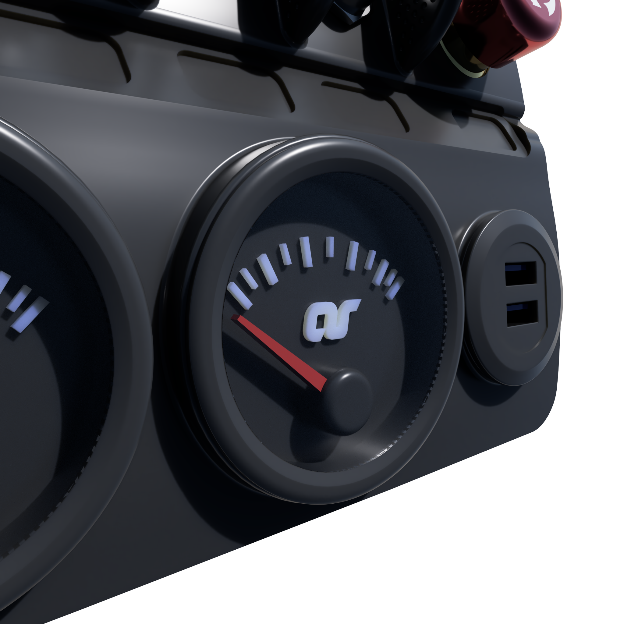 animalracing-dashhub-gauge-dash-panel-kit-bmw-e46-unbeflockt image 5