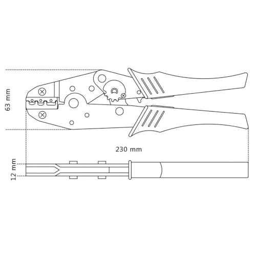 beta-1608-anpresszange-crimpzange-isolierte-verbinder-mit-druckregler image 7