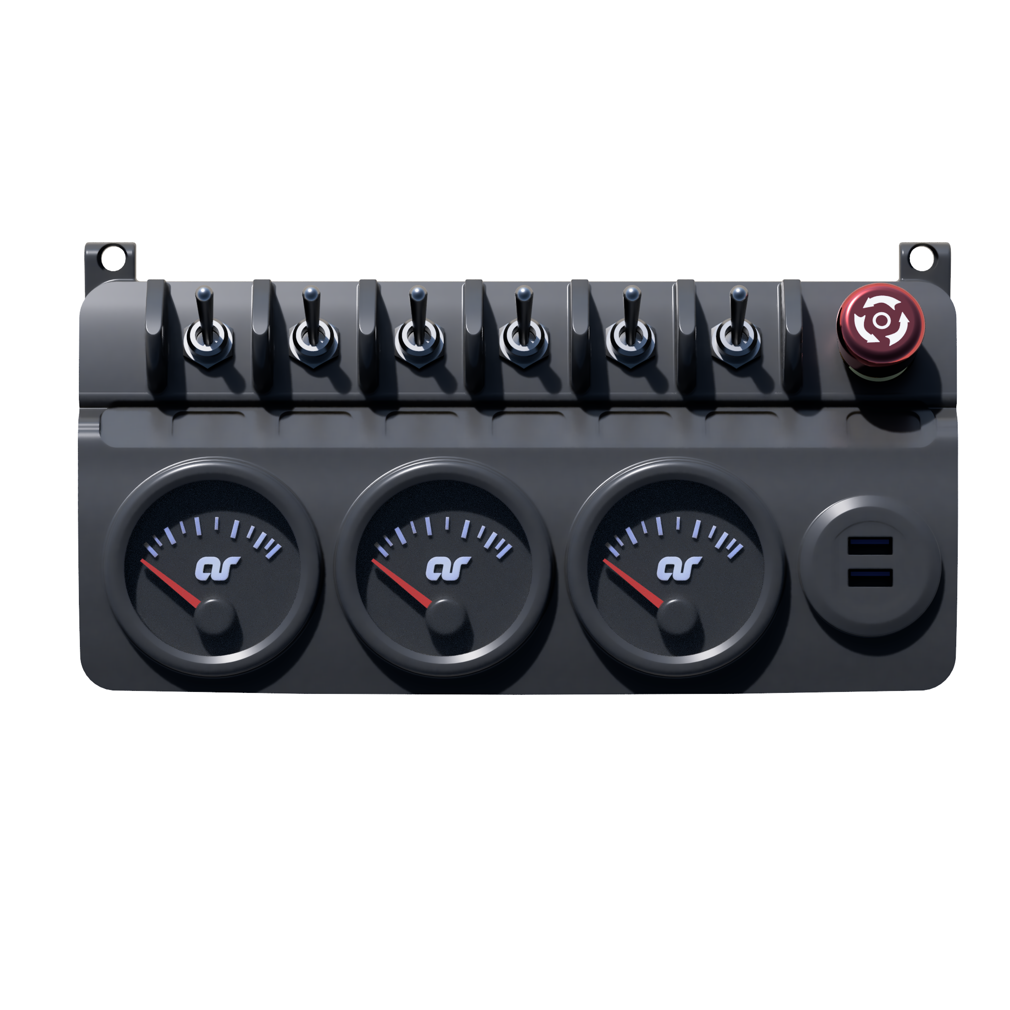 animalracing-dashhub-gauge-dash-panel-kit-bmw-e46-unbeflockt image 1